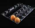 12 Pack Egg Crates, Clear Plastic Eco-Friendly 12-Cell Egg Carton Bulk, Holds Up to 12 Eggs Safely, Perfect for Family Pasture Farm Market Display. 