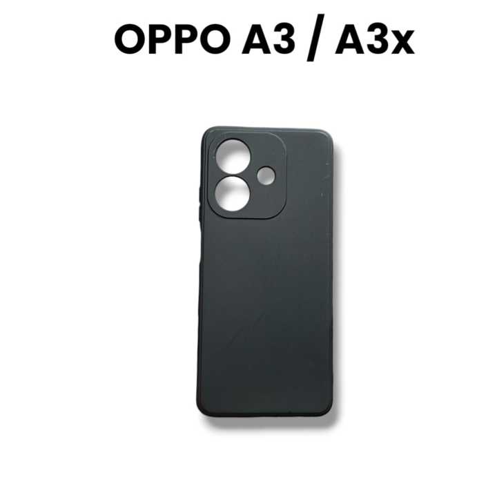 OPPO A3X / A3 Soft Matte Back Cover with Camera Protection Shockproof Slim Phone Case