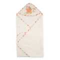 Newborn Baby Bath Gown With Hood And Face Towels Set. 