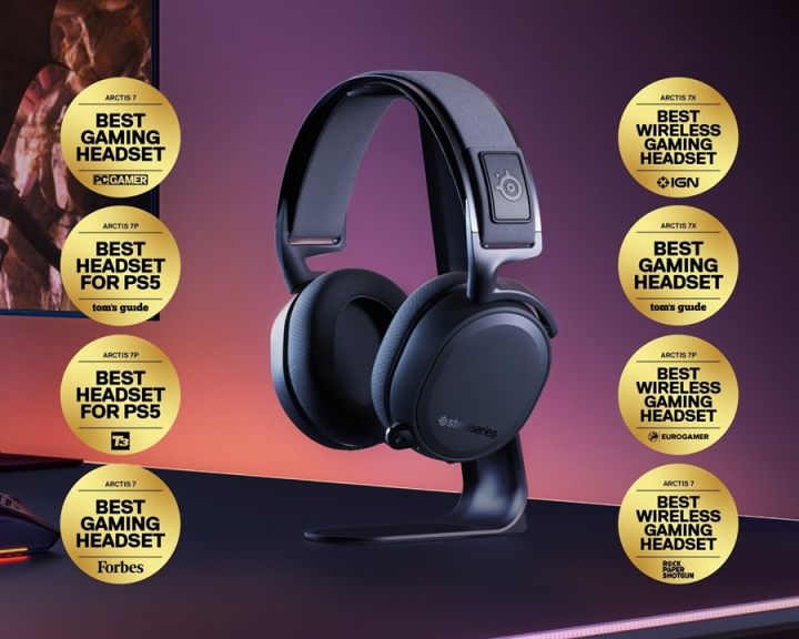 SteelSeries%20Arctis%207+%20Wireless%20Gaming%20Headset%2061470%20Black%20-%20PC%20-%20PS5/PS4%20-%20Switch%20-%20Android%20-%20Image%204