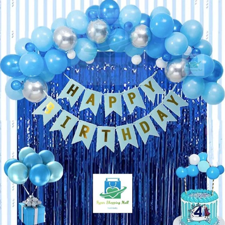Happy%20Birthday%20Blue%20Banner%20Decoration%20Set(Blue,%20Light%20Blue%20&%20Silver)-Including%20Blue%20Happy%20Birthday%20Banner%20Card's,%2030%20Latex%20Balloons,%20Black%20Silver%20Curtain%20-%20Image%202