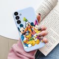 Donald Duck Case For Samsung Galaxy A14 5G Cover Fundas Cute Cartoon Minnie Mickey Mouse TPU Soft Coque For Samsung A 14 Shell. 