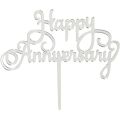 Premium Quality Happy Anniversary Cake Topper for Happy Anniversary/Wedding Ceremony Celebrations. 
