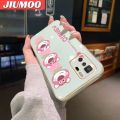 JIUMOO For Xiaomi MI POCO X3 GT Case Cartoon Cute Lotso Bear Side New Design Phone Case Square Edge Pattern Silicone Softcase Luxury Plating Casing Full Cover Camera Shockproof Protection Cases. 