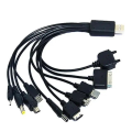 Universal Mobile Charger USB Cell Phone Charger Cable Multicharger for HTC Samsung iPhone iPo. 