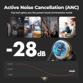 Mpow X3 ANC Wireless Earbuds-Black. 