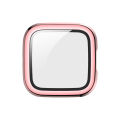 Applicable Fitbit Versa 2 Case Tempered Glass PC Electroplating Shell Film Integrated Case All-Inclusive Protective Cover. 
