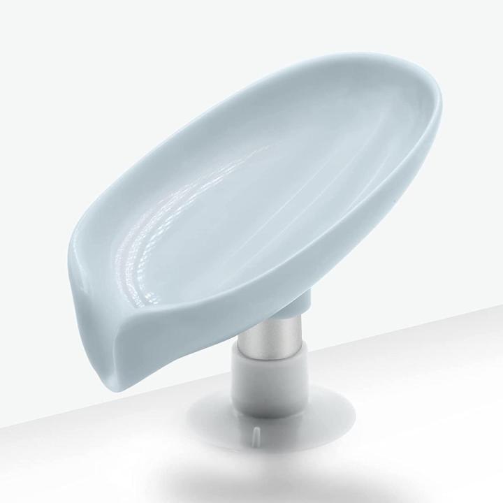 Newstyle Leaf Shape Soap Box Drain Soap Holder Box Bathroom Shower Soap Holder Dish Storage Plate Tray Bathroom Supplies Bathroom Gadge