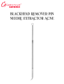 Glamorous Face Professional Blackhead Remover Pin Needle Extractor Acne Pimple BC05 Black Head Pin For Effective Blackhead Removal - 100% stainless steel. 