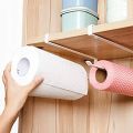 Paper Towel Holder Under Cabinet Paper Roll Holder, Towel Hanging, Without Drilling, Kitchen, Bathroom. 