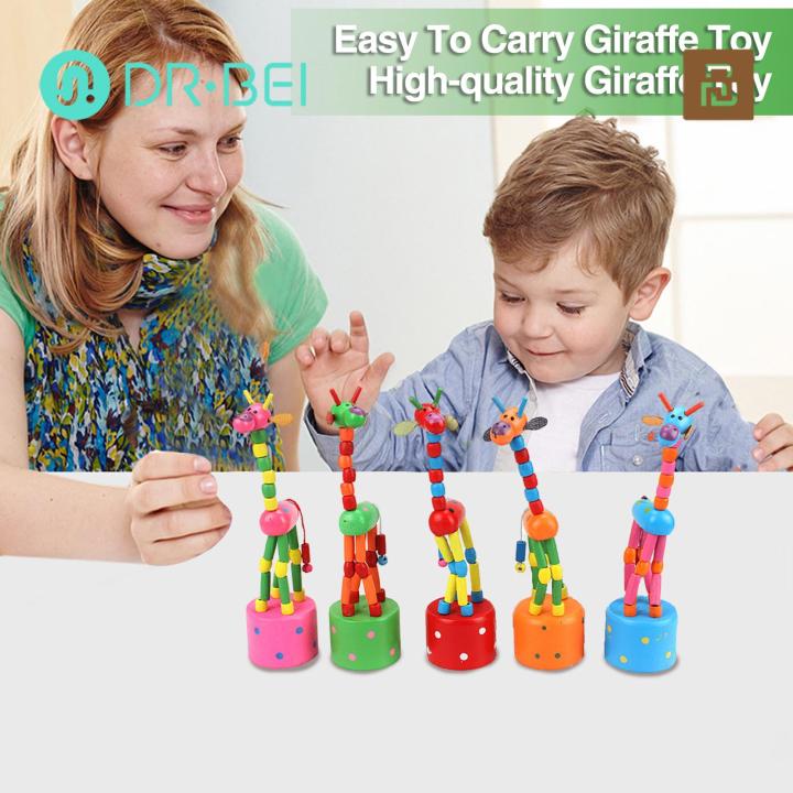 Easy to Carry Giraffe Toy Giraffe Toy Adorable Eco-friendly Dancing Portable Safe for Babies Colorful Puzzle Design Playtime Fun