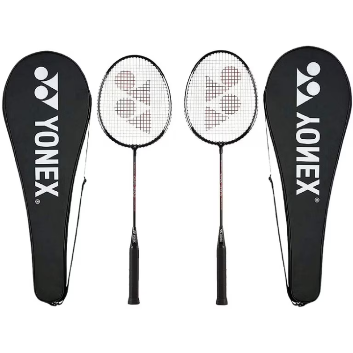 YONEX Badminton Racket Set – 2 Pcs Lightweight Racquets with Cover ...
