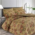 Doublebed Bed sheets Set King Size- 100% Salonika Cotton Bedsheets Double bed King- Printed Design Bedsheet Sets with Pillow Cover. 