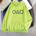 Squid Games Printed Fleece Full Sleeves Hoodie For Men & Women. 