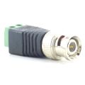 10Pcs Male Metal BNC Connector with DC Connector Plug Screw Terminal. 