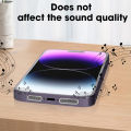 10pcs/sheet Universal Mobile Phone Speaker Earpiece Dustproof Mesh Sticker For iPhone Samsung Transparent Anti Dust Film Stickers. 