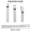400 Pcs Plastic Plant Labels Wrap Around Tree Tags  Adjustable Nursery Garden Labels Plant Tags with Large Writing Surface  White. 