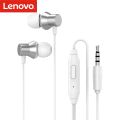 LENOVO HF130 METAL WIRED EARPHONE WITH MIC & MICROPHONE Lenovo HF-130 3.5mm In-ear Wired Earphones - Sound Heavy Sub woofer Driver - Stereo Sports Earbuds with Mic for Xiaomi Oppo ios Samsung. 