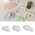Clouds Coaster Mold Creativity Desktop Ornaments Crystal Epoxy Resin Cement Gypsum Mold Holiday Decoration DIY Silicone Mold. 