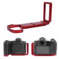 L-Shaped Metal Quick Release Plate Bracket Hand Grip for Canon EOS-R Mirrorless Camera. 