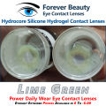 Lime Green Eyesight Extended Power Contact Lenses Cosmetic Colored Eye Contact Lenses Forever Beauty / Disposable Lenses / Lense, Eye Lense / Color Lense / Eye Lenses For Girls Women Men. 