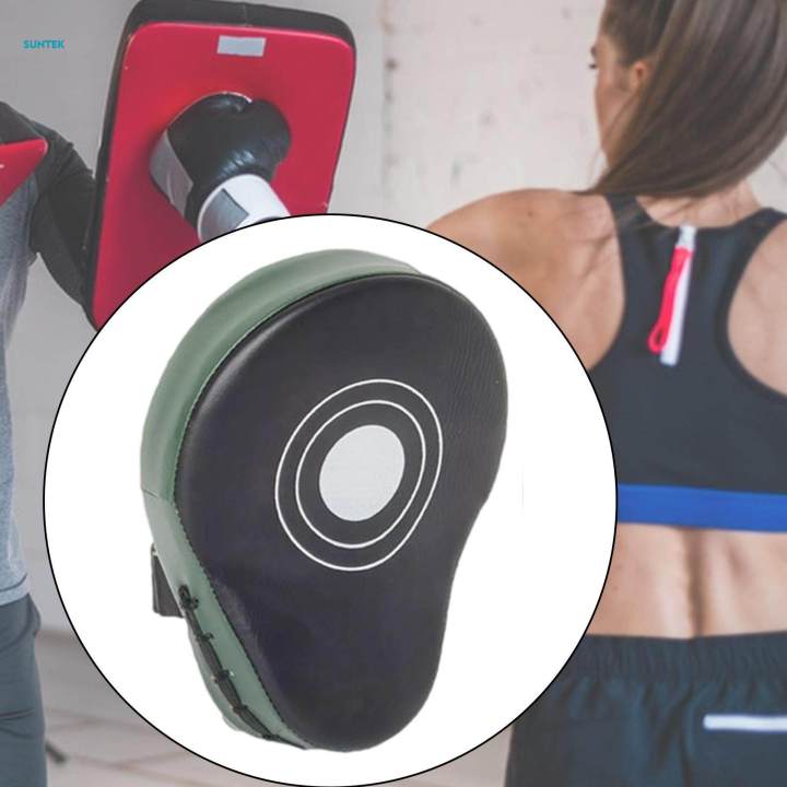 Training Hand Pad Curved Hand Pad Boxing Pads for Taekwondo MMA Kickboxing 24.5cmx20cmx4.5cm