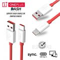 Dash Charge Type C Cable for One Plus 5,5T,6,6T & 7 Red. 