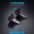 Led Fog Light Bulb, H16 Led Fog Lamp High Csp-Y11, Cool White 6500K (Pack Of 2). 
