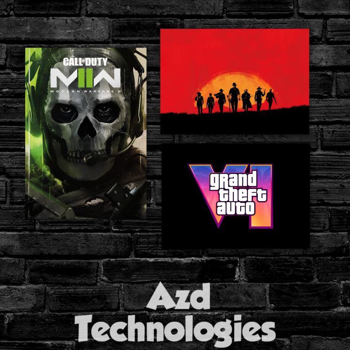 Gaming XL Posters (18x12 Inch) | High-Quality Custom Wall Art for Gamers – All Games Available