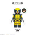 G0172 Marvel X-Men Anime Block Toys Figure Wolverine Block Mini Toy Collection Toys For Children. 