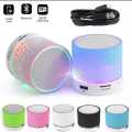 Mini Portable Bluetooth Speaker with LED Light USB SD Card Support Rechargeable. 