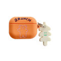 Korean Cute Bear Airpods Pro Case Generation 1/2 Pro Silicone Soft Case Apple Wireless Bluetooth Headset Airpods Generation 3 Protective Case With Keychain Earphone Cover Accessories. 
