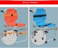 Folding Telescopic Stair Chair, Emergency Rescue Elevator Ambulance Firefighter Evacuation Medical Lift Stair Chair with Quick Release Buckles. 