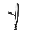 Selfie ring light with Tripod Stand 26cm Ring Light with 7ft Tripod Stand, Makeup LED Ring Light, Adjustable and Portable Tripod Stand with Mobile Phone Holder for Mobile Phones/DSLR and Ring Light, Three Colors Shades Ring Light, RIVA. 