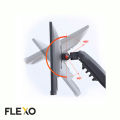 Flexo Single LED Adjustable Monitor Arm Stand | Desk Mount Compatible with 13" to 27" LED Displays, Supports 360° Rotation. 