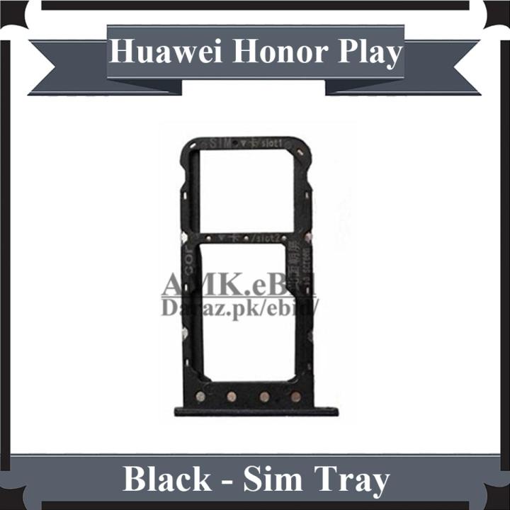 Huawei Honor Play SIM Tray Sim Jacket Sim Slot Sim Door For Honor Play - Black