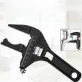 Adjustable Wrench Bathroom Spanner Wrenches Wide Jaw 6-68mm Aluminum Alloy Spanner Wrenches Shank Plumber Hand Tool C. 