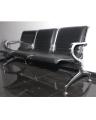 3 Seat Sherlock Bench - Black. 