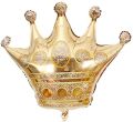 Golden Crown Foil Balloon For Birthday Celebrations.. 