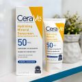CeraVe Hydrating Mineral Face Sunscreen Lotion – SPF 50. 