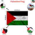 Palestine Flag Digital Sublimation Printed Size: 3x4.5 ft approx. 