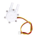 Water Flow Meter Sensor, DC 3.5-24V Flowmeter Switch Waterproof for Heater. 