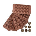Creativity Silicone Chocolate Baking Mold Pudding Ice Grid Candy Shaping Silicone Mold Smiley, Heart & More. 