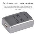 2X USB 2.0 Auto Sharing Switch 2 Port HUB Adapter Switcher for 2 PC Printer USB Switch Devices Support Windows. 