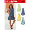 New Look Pattern 6263 Misses' A- Line Dress US 8-18. 