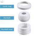 Directional Flow Eyeball Inlet jet portable pool Return Fittings Directional Flow Inlet Fitting, pooling jet Nozzles Outdoor Pool Accessories. 