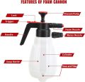 Foam Sprayer - Foaming Pump Blaster Hand Pressure Snow Foam Sprayer 2 Litre - Water Sprayer - Hand Pressurized Soap Sprayer Manual Foam Cannon Car Wash. 