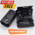 Buy 1 Get 1 AKG S10 Wired Earphones with Mic 3.5mm Jack Tangle Free Cable Noise Cancellation Bass for Android. 