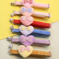 Pet Neck Circle Comfortable Cartoon Heart Bow Pet Cat Dog Neck Strap. 