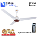GFC Ceiling Fan AC 30 Watts RAVI PLUS Model 56'' Energy Saver Inverter Fan Energy Efficient Electrical Steel Sheet and 99.9% Pure Copper Wire 5 Years Brand Warranty |fan||gfc fan|Available at Rahim Trading Co.. 